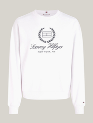 Tommy Hilfiger dámska biela mikina  - M (YCF)