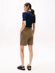 Tommy Hilfiger dámske khaki šortky - 34 (GW9)