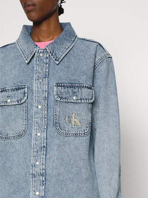 Calvin Klein dámska džínsová košeľa - S (1AA)