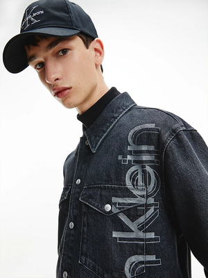 Calvin Klein pánska džínsová košeľa - L (1BY)