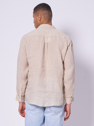 Pepe Jeans pánska béžová košeľa - M (839)