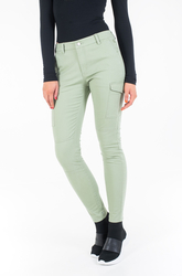 Calvin Klein dámske khaki zelené nohavice - 26/30 (L9A)