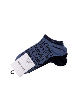 Calvin Klein pánske modré ponožky 2 pack - 39 (003)