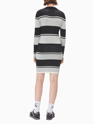 Calvin Klein dámske šedé šaty - S (0K4)