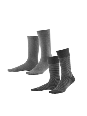 Calvin Klein pánske šedé ponožky 2 pack - M/L (147)