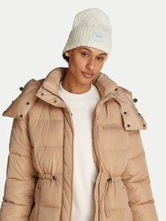 Calvin Klein dámska krémová čiapka - OS (YAJ)
