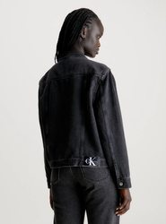 Calvin Klein dámska čierna džínsová bunda - XS (1BY)