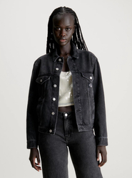 Calvin Klein dámska čierna džínsová bunda - XS (1BY)