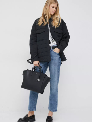 Calvin Klein dámska čierna bunda - XS (BEH)