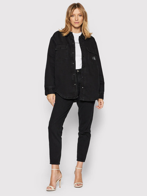 Calvin Klein dámska čierna džínsová bunda - M (1BY)