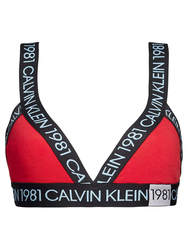 Calvin Klein dámska červená športová podprsenka - XS (3YQ)