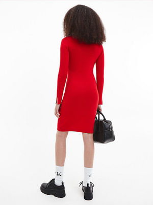 Calvin Klein dámska červené vlnené šaty - M (XL6)