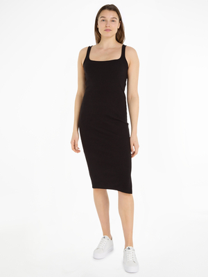 Calvin Klein dámske čierne šaty - M (BEH)
