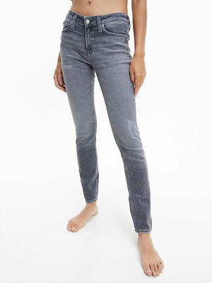 Calvin Klein dámske šedé džínsy - 26/30 (1BZ)