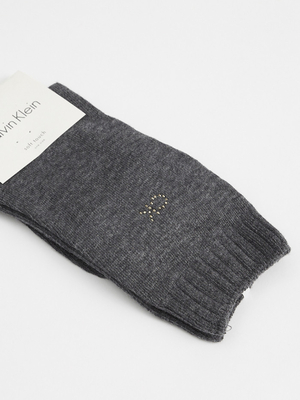 Calvin Klein dámske šedé ponožky - ONE (147)
