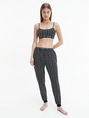 Calvin Klein dámske čierne pyžamové nohavice - XS (V52)