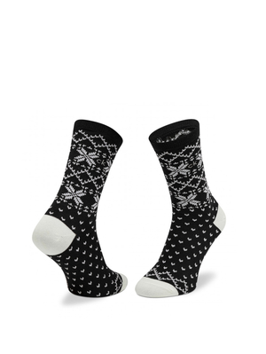 Calvin Klein dámske vzorované ponožky 3 pack - ONE (001)