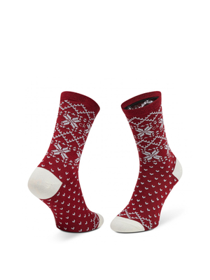 Calvin Klein dámske vzorované ponožky 3 pack - ONE (002)