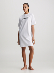 Calvin Klein dámska biela nočná košeľa - XS (100)
