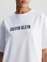Calvin Klein dámska biela nočná košeľa - XS (100)