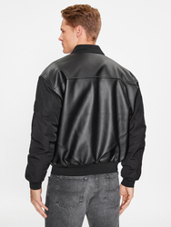 Calvin Klein pánska čierna bunda bomber - M (BEH)