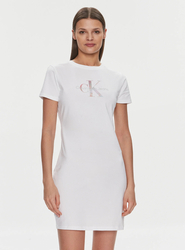 Calvin Klein dámske biele šaty - XS (YAF)