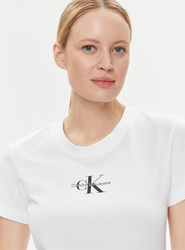 Calvin Klein dámske biele tričko - S (YAF)