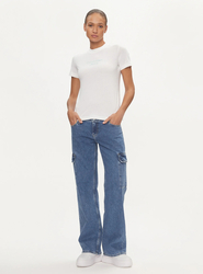 Calvin Klein dámske biele tričko - XS (YAF)