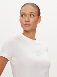 Calvin Klein dámske biele tričko - S (YAF)