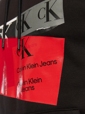 Calvin Klein pánska čierna mikina - L (BEH)