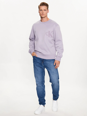 Calvin Klein pánska fialová mikina - L (PC1)