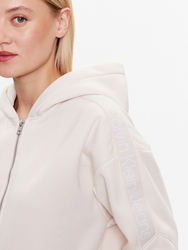 Calvin Klein Jeans dámska béžová mikina - L (ACF)