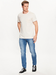 Calvin Klein pánske krémové tričko - XL (ACF)
