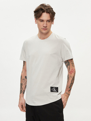 Calvin Klein pánske šedé tričko - S (PC8)