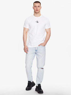 Calvin Klein pánske biele tričko - XL (YAF)