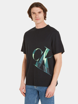 Calvin Klein pánske čierne tričko - S (BEH)
