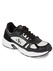 Calvin Klein pánske čiernobiele tenisky - 41 (00W)