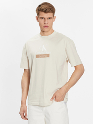 Calvin Klein pánske béžové tričko - L (ACF)
