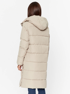 Calvin Klein dámsky béžový kabát - L (PED)