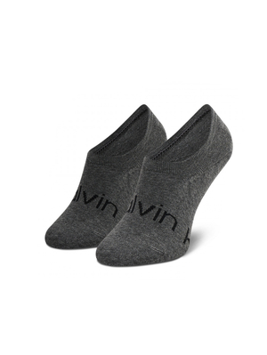 Calvin Klein pánske šedé ponožky 2 pack - 39 - 42 (003)