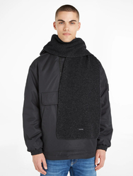 Calvin Klein pánsky tmavosivý šál - OS (BAX)