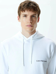 Calvin Klein pánska biela mikina - M (YAF)
