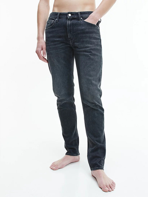 Calvin Klein pánske čierne džínsy - 31/32 (1BY)