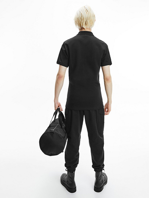 Calvin Klein pánske čierne polo tričko - M (BEH)