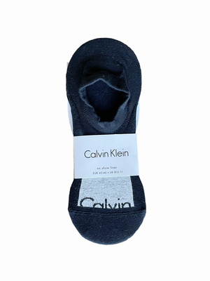 Calvin Klein pánske čierne ponožky 2 pack - M/L (00)