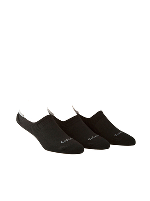 Calvin Klein pánske čierne ponožky 3pack - 40 - 46 (00)