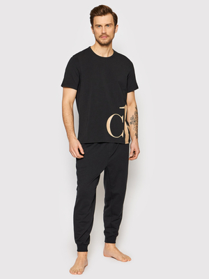 Calvin Klein pánske čierne pyžamové nohavice - M (UB1)