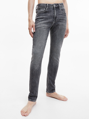 Calvin Klein pánske šedé džínsy - 31/32 (1BZ)