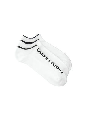Calvin Klein pánske biele ponožky 3pack - ONE (002)