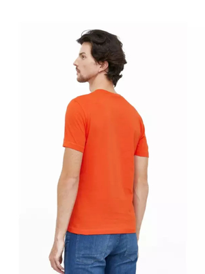 Calvin Klein pánske oranžové tričko - S (S04)